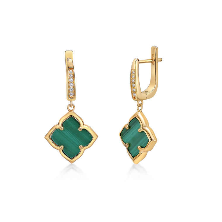 Flora Classic Flower Drop Earrings