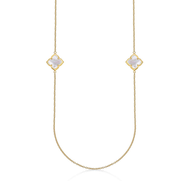 Flora Classic Long Station Necklace