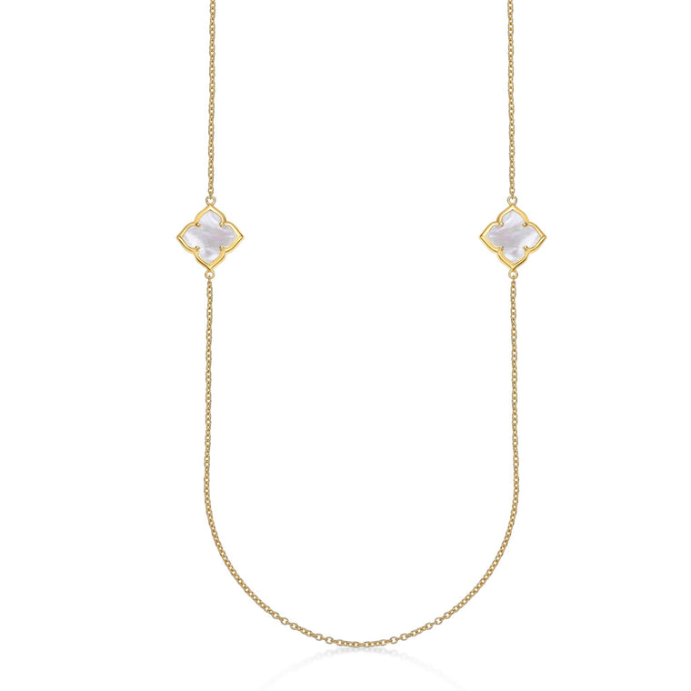 Flora Classic Long Station Necklace