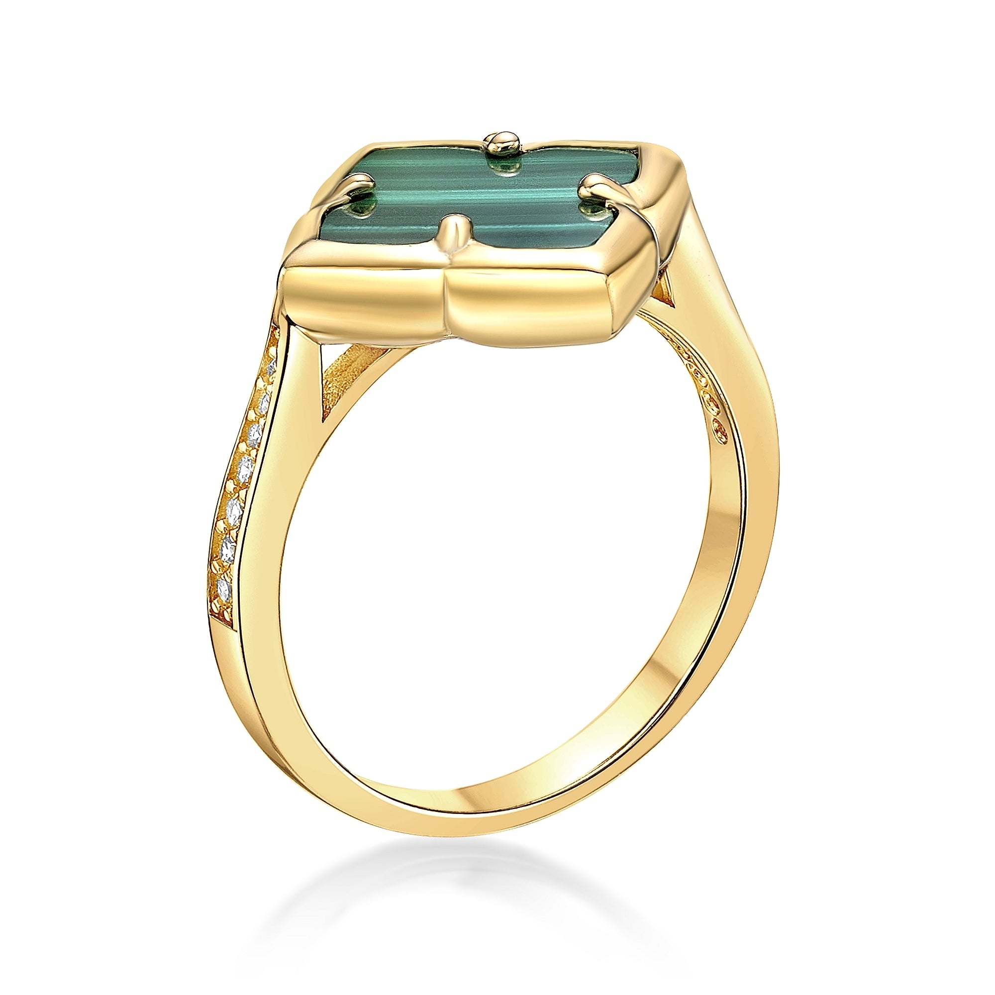 Flora Petite Clover Ring