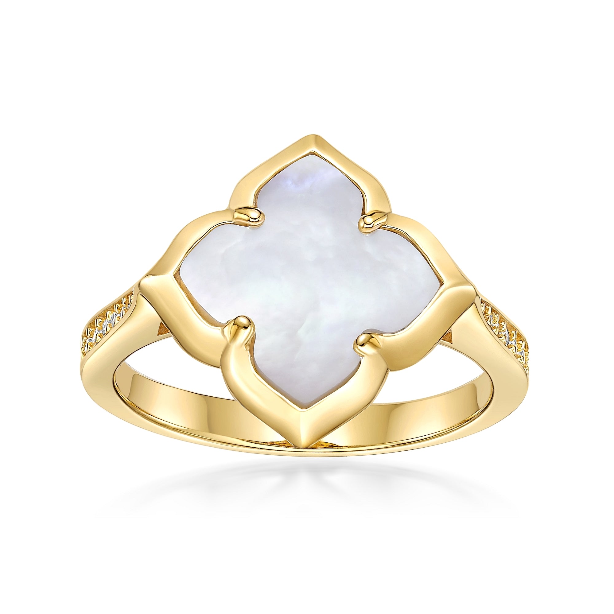 Flora Petite Clover Ring
