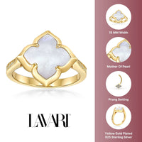 Flora Petite Clover Ring