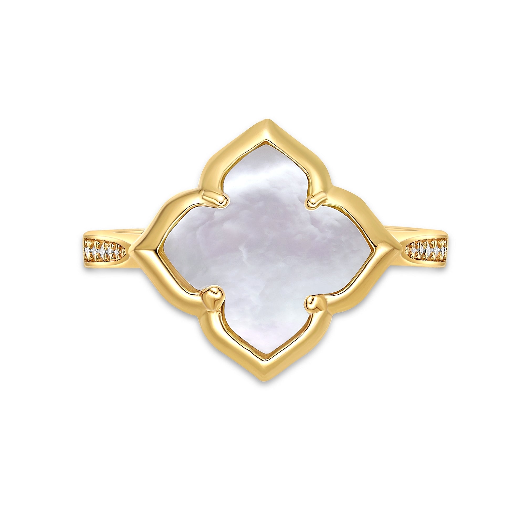 Flora Petite Clover Ring