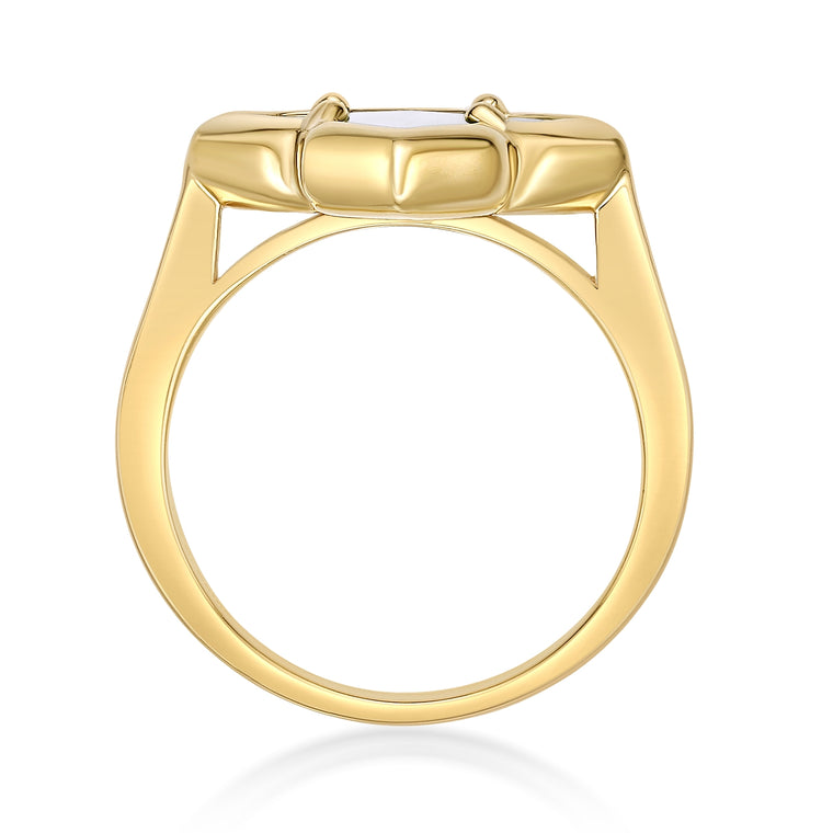Flora Petite Clover Ring