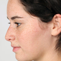 14K Heart Curved Nose Ring - 20G
