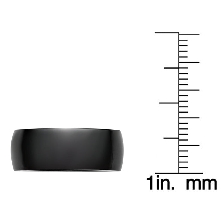 Rainbow Ring in Black Ion Plated Stainless Steel