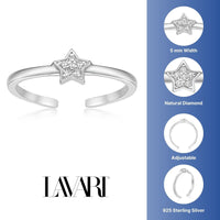Star Adjustable Toe Ring