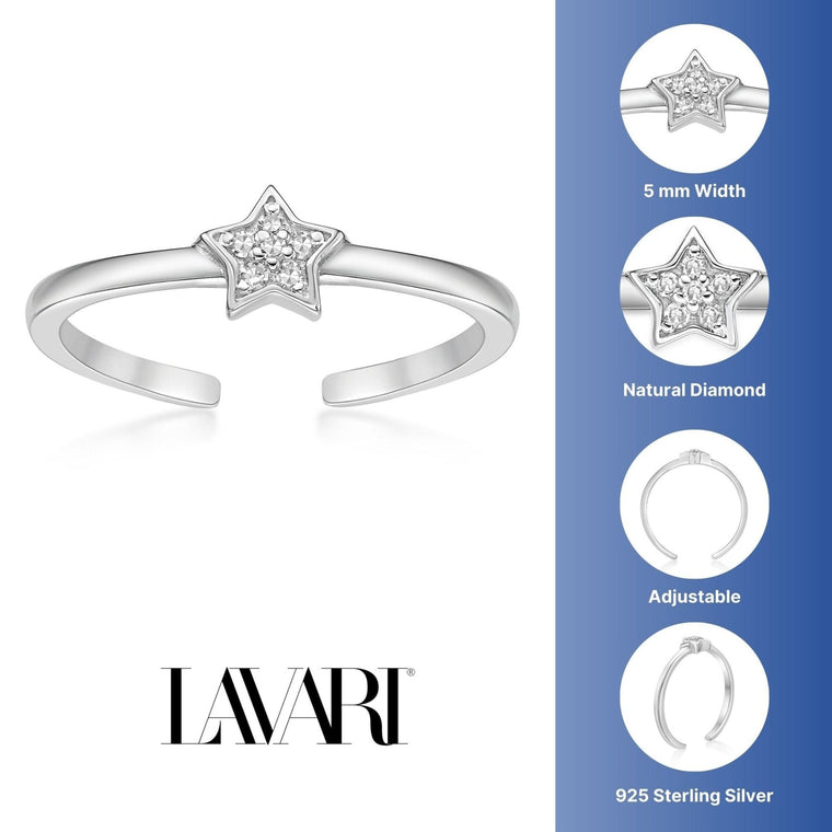 Star Adjustable Toe Ring