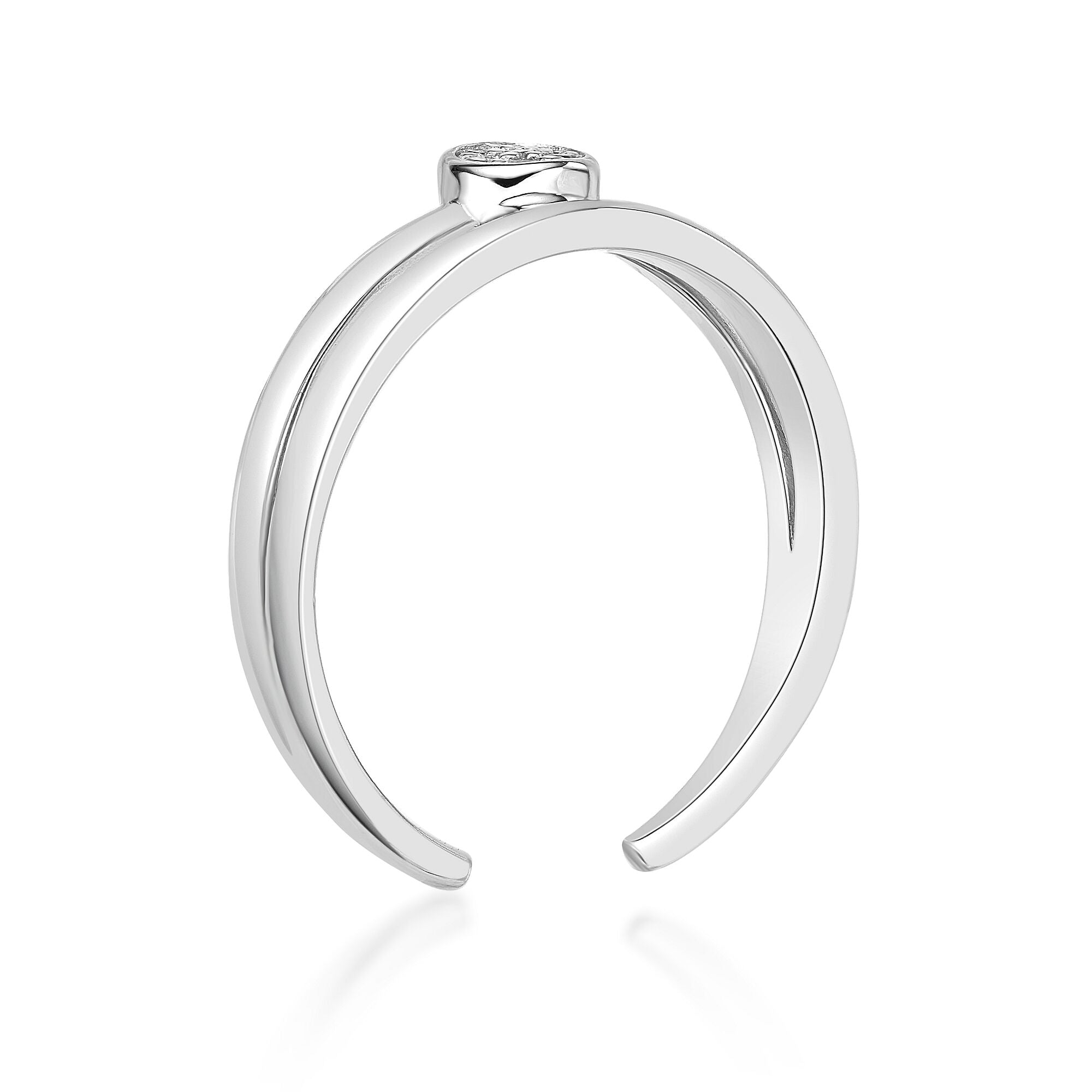 Double Band Adjustable Toe Ring