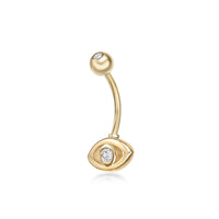 Evil Eye Belly Ring - 16G