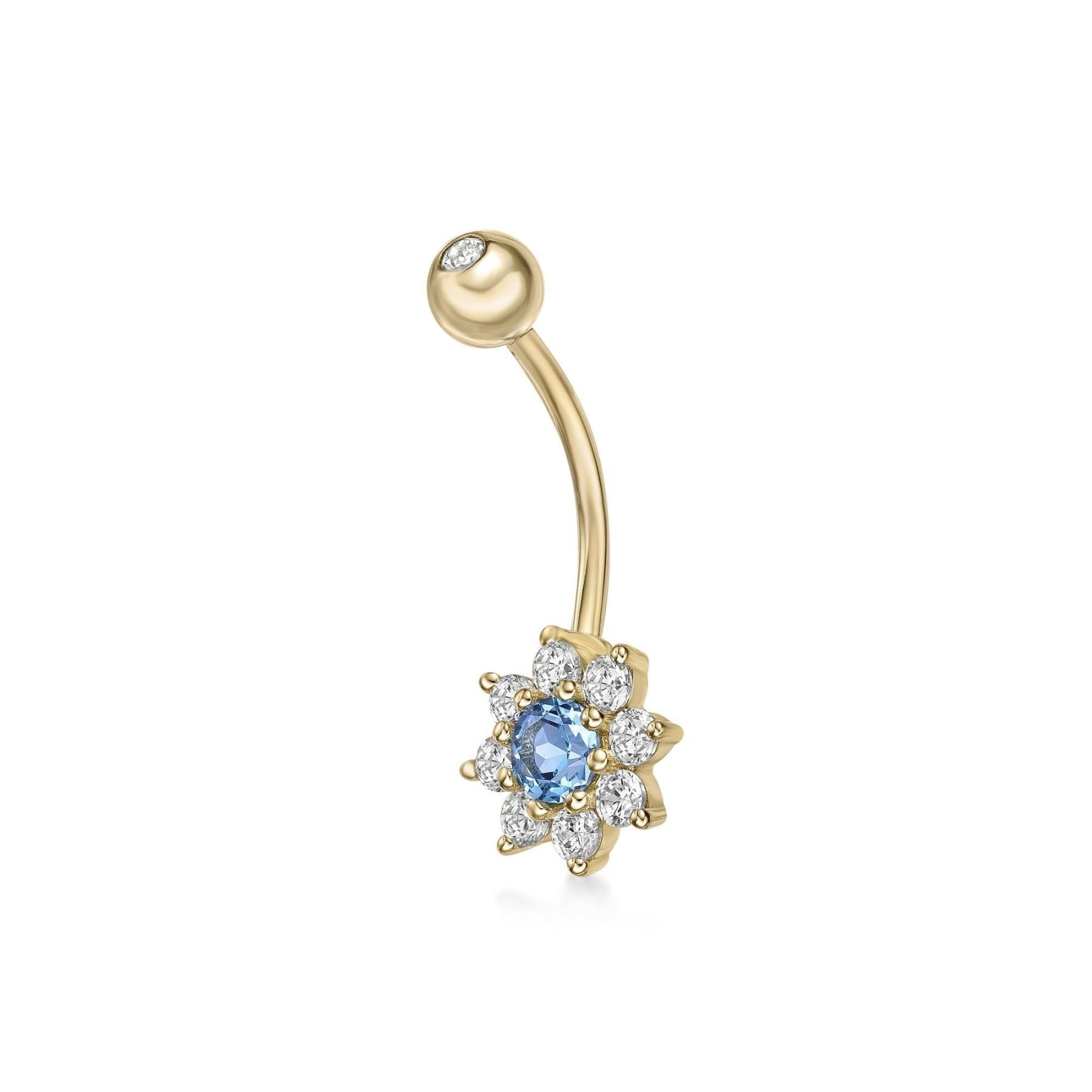 Star Belly Ring - 16G