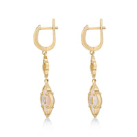 Flora Classic Double Flower Drop Earrings