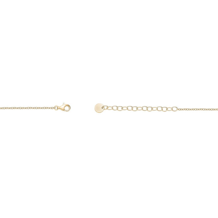 Flora Classic Double Flower Pendant Necklace