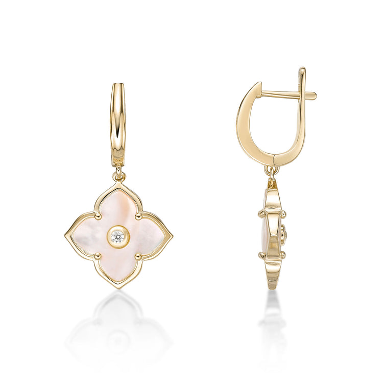 Flora Classic Flower Drop Earrings