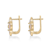 Flora Classic Flower Huggie Earrings