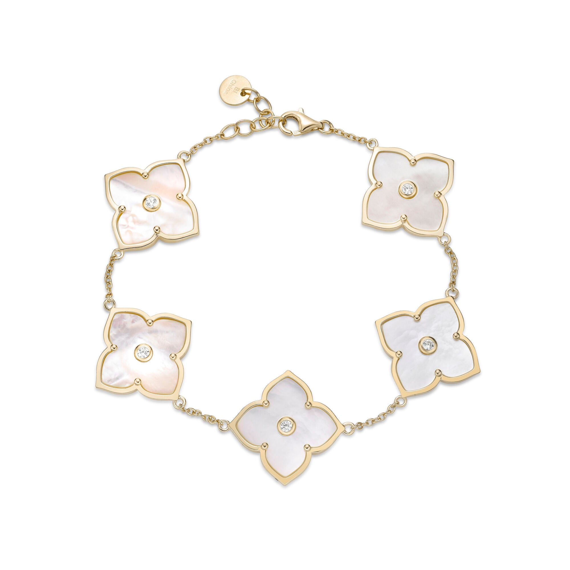 Flora Grand Five-Station Flower Bracelet