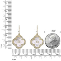 Flora Halo Flower Hook Earrings
