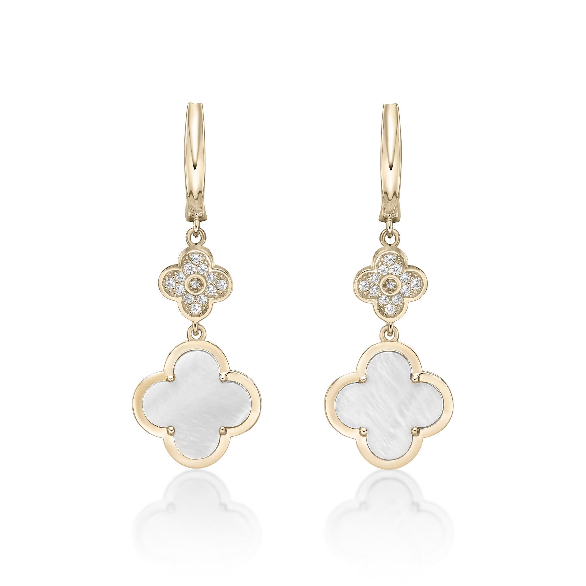 Flora Classic Twin Flower Earrings