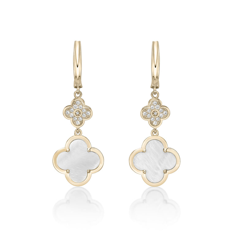 Flora Classic Twin Flower Earrings