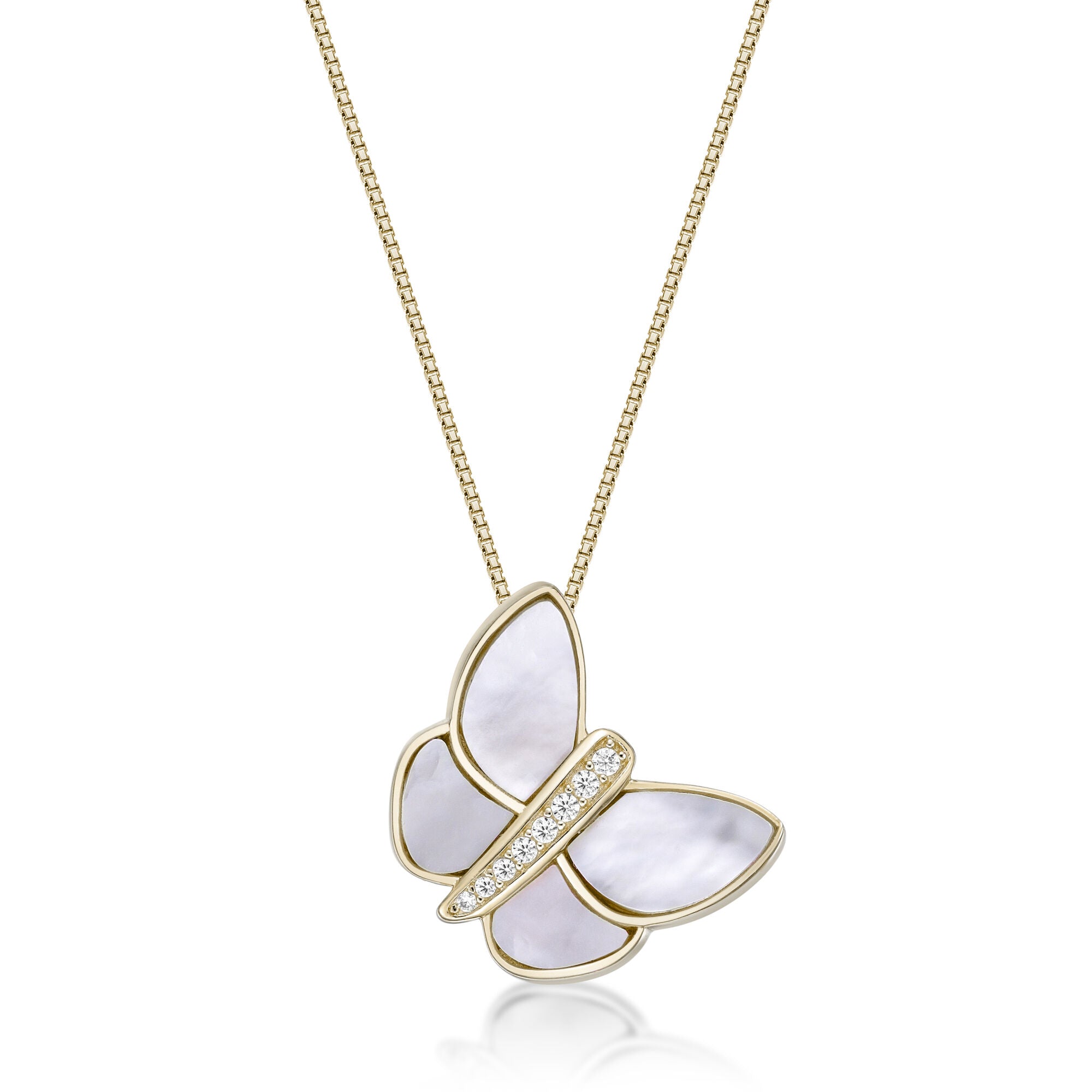 Fauna Butterfly Pendant Necklace