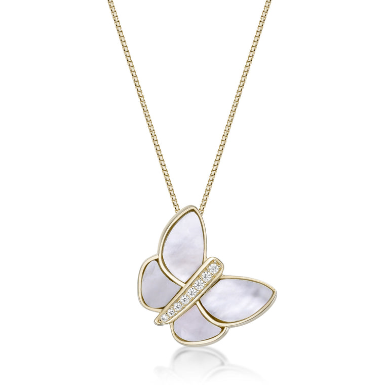 Fauna Butterfly Pendant Necklace