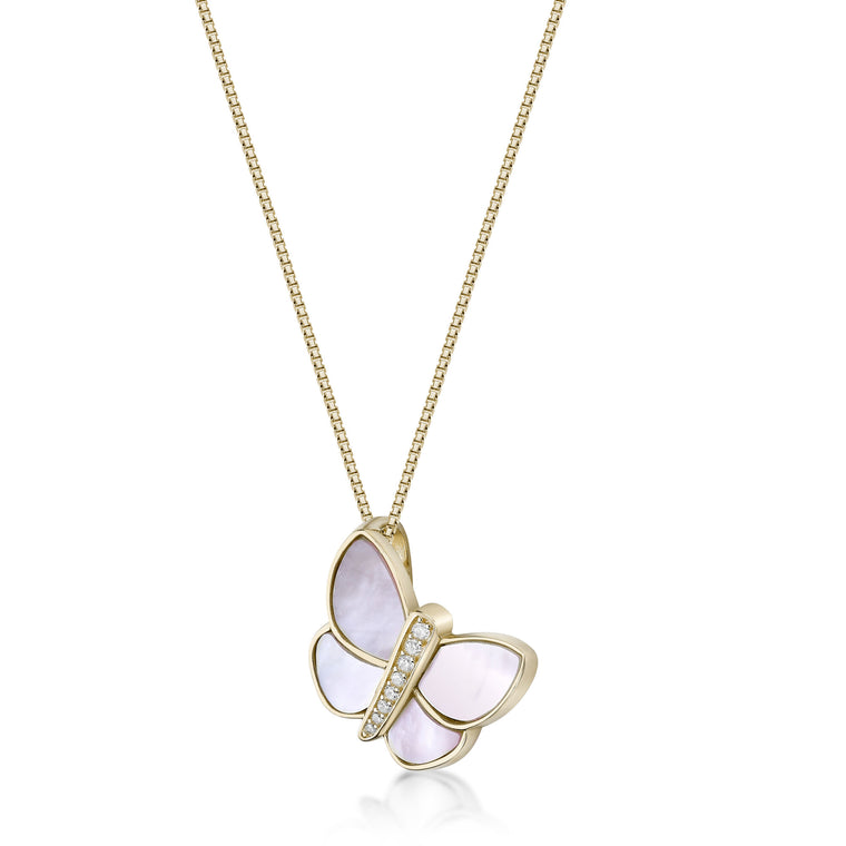 Fauna Butterfly Pendant Necklace