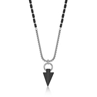 Triangle Drop Necklace in Stainless Steel