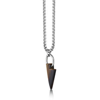 Triangle Drop Necklace in Stainless Steel