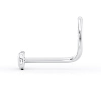 14K Infinity Curved Nose Ring - 20G