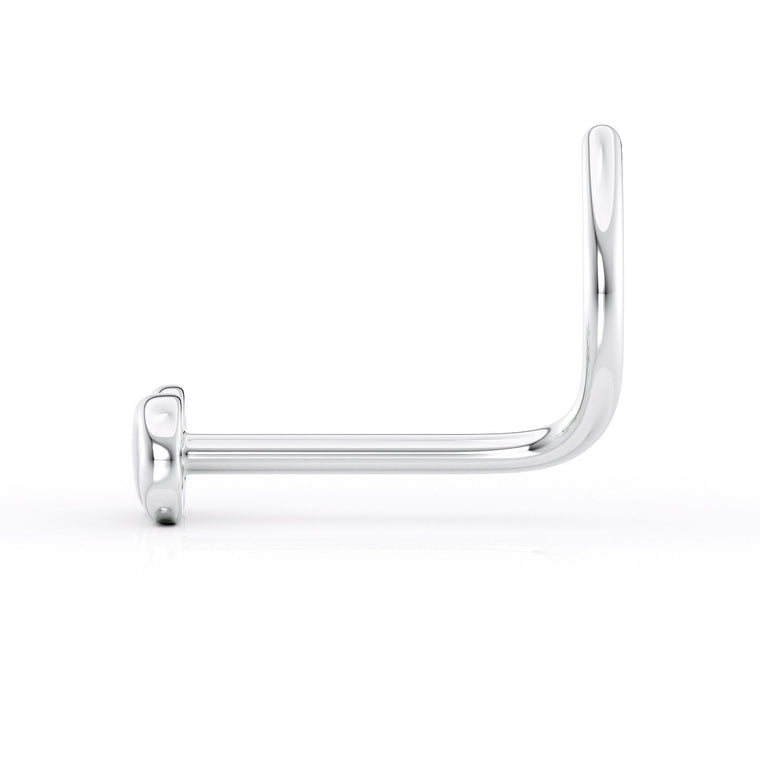 14K Infinity Curved Nose Ring - 20G