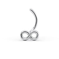 14K Infinity Curved Nose Ring - 20G
