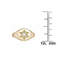 Star Of David Signet Ring