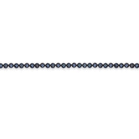 Black Pearl Necklace and Triple Strand Bracelet Gift Set