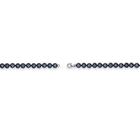Black Pearl Necklace and Triple Strand Bracelet Gift Set