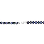 Black Pearl Necklace and Single Strand Bracelet Gift Set