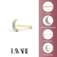 Astological Lab Grown Diamond Nose Ring Set
