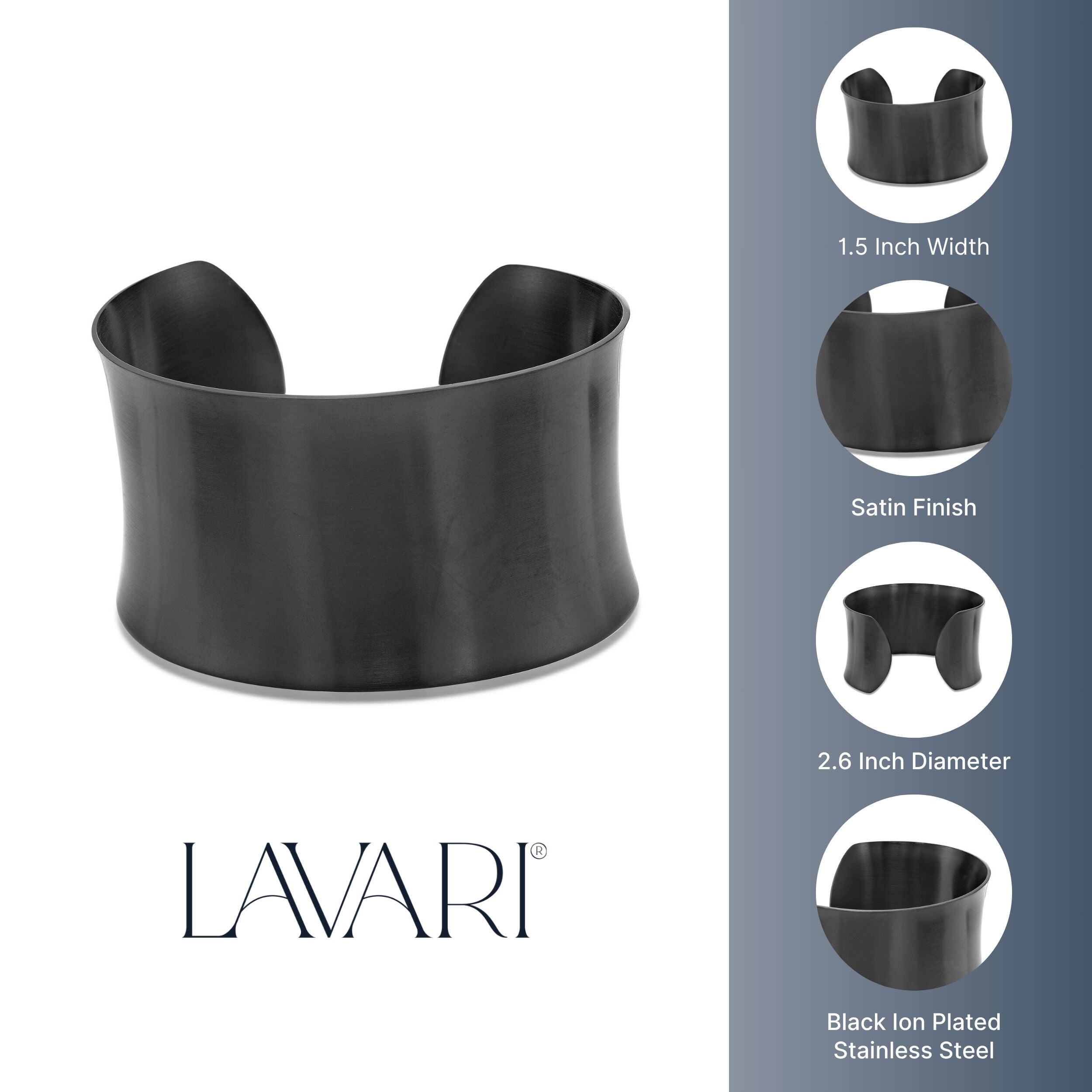 Stainless Steel Cuff Bracelet