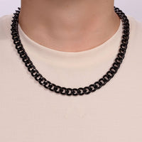 Thick Chain in Black Ion Plated Stainless Steel