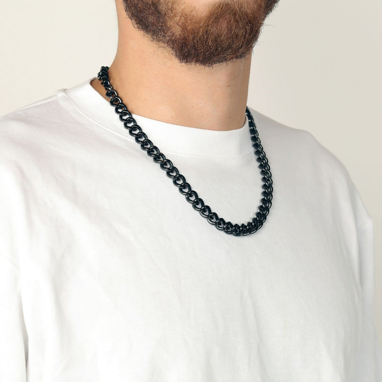 Thick Chain in Black Ion Plated Stainless Steel