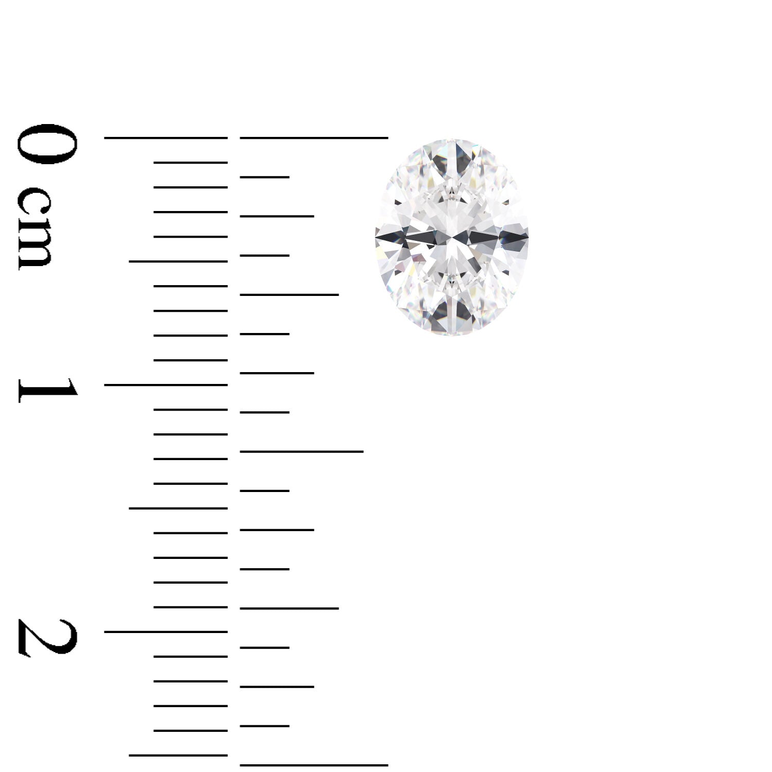 IGI Certified Oval Cut Lab Grown Diamond (D-F Color VS1-VVS2 Clarity)