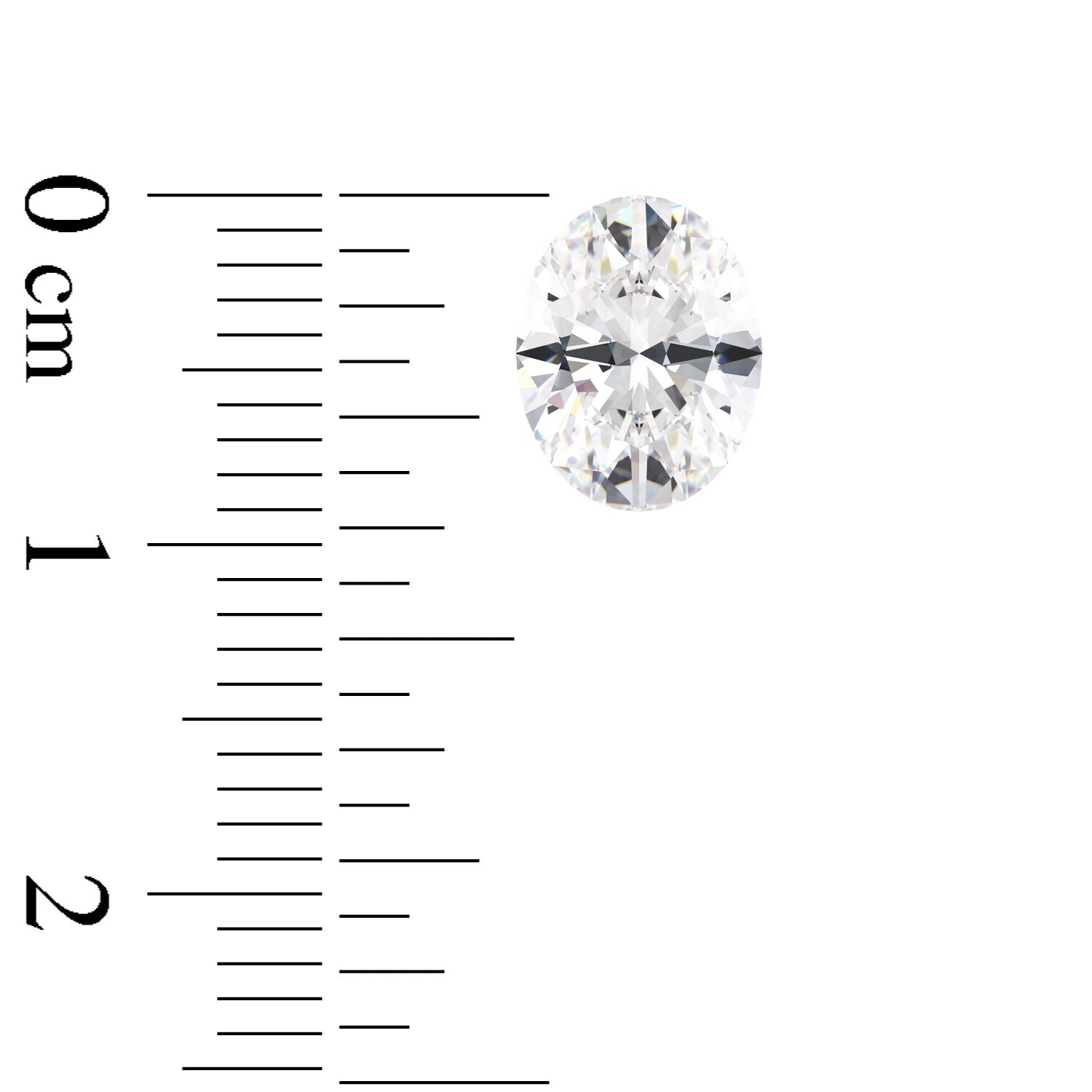 IGI Certified Oval Cut Lab Grown Diamond (D-F Color VS1-VVS2 Clarity)