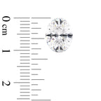 IGI Certified Oval Cut Lab Grown Diamond (D-F Color VS1-VVS2 Clarity)