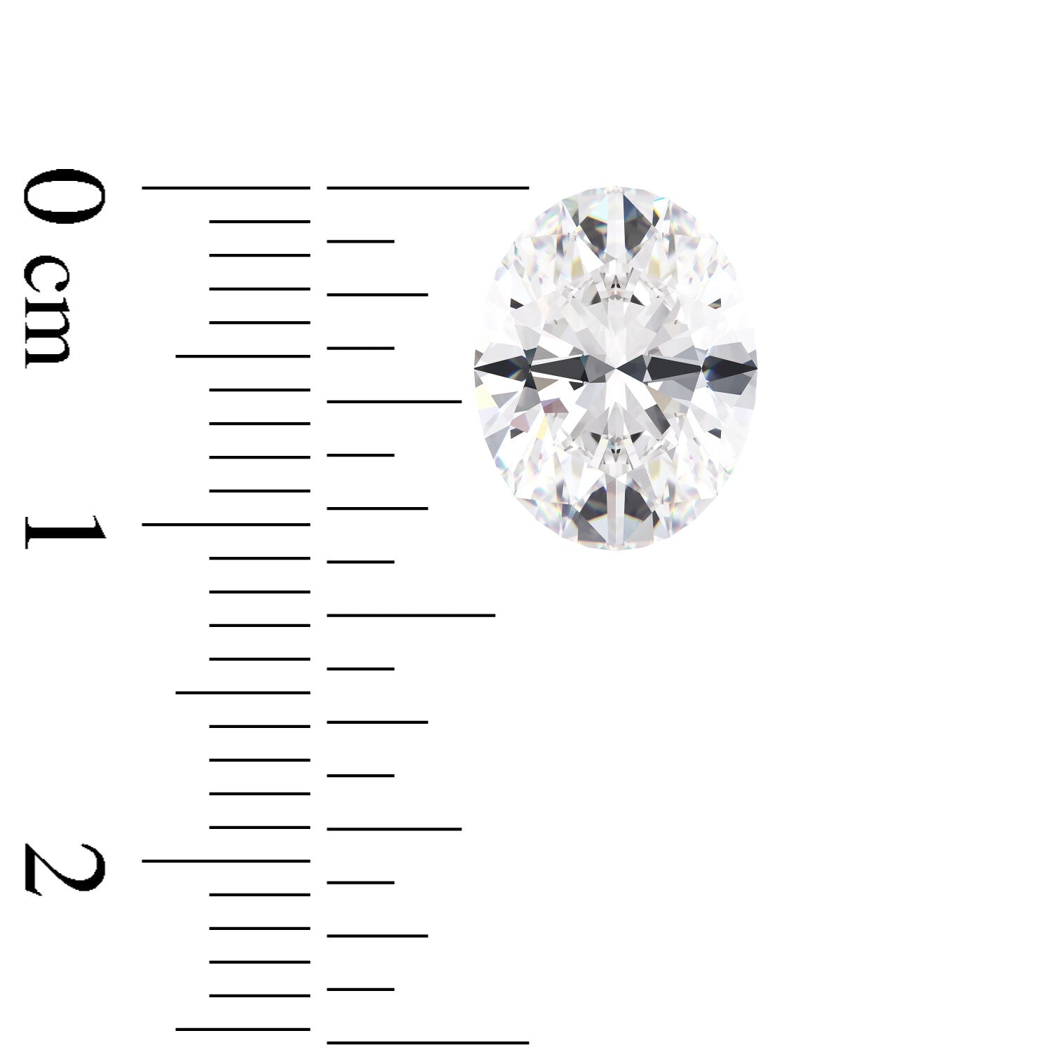 IGI Certified Oval Cut Lab Grown Diamond (D-F Color VS1-VVS2 Clarity)