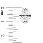 IGI Certified Oval Cut Lab Grown Diamond (D-F Color VS1-VVS2 Clarity)