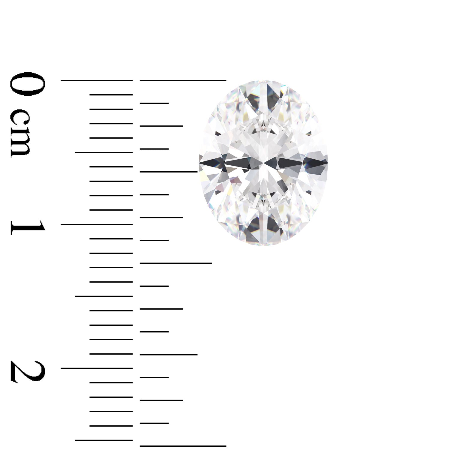 IGI Certified Oval Cut Lab Grown Diamond (D-F Color VS1-VVS2 Clarity)
