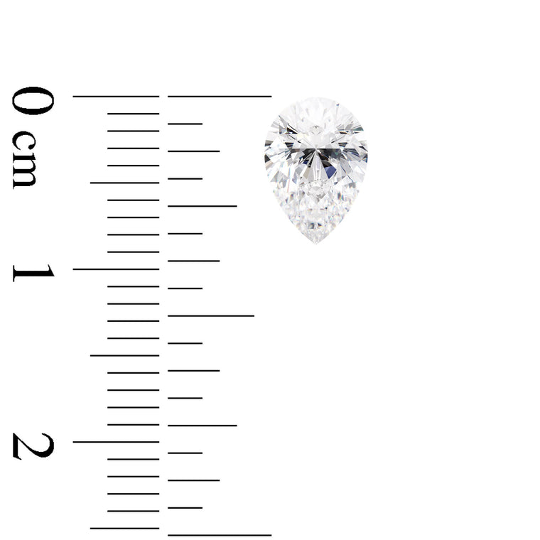 IGI Certified Pear Brilliant Cut Lab Grown Diamond (D-F Color VS1-VVS2 Clarity)
