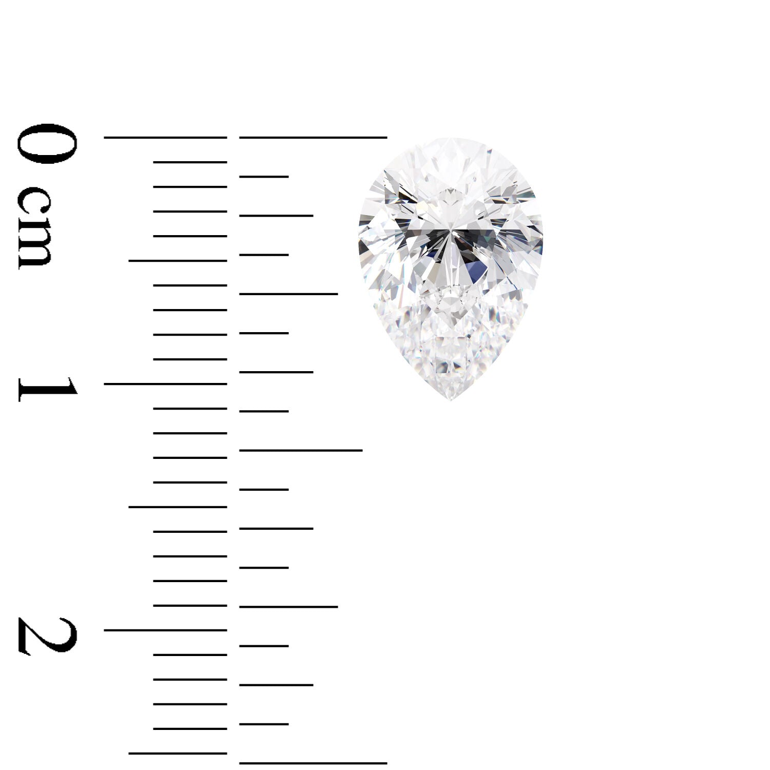 IGI Certified Pear Brilliant Cut Lab Grown Diamond (D-F Color VS1-VVS2 Clarity)