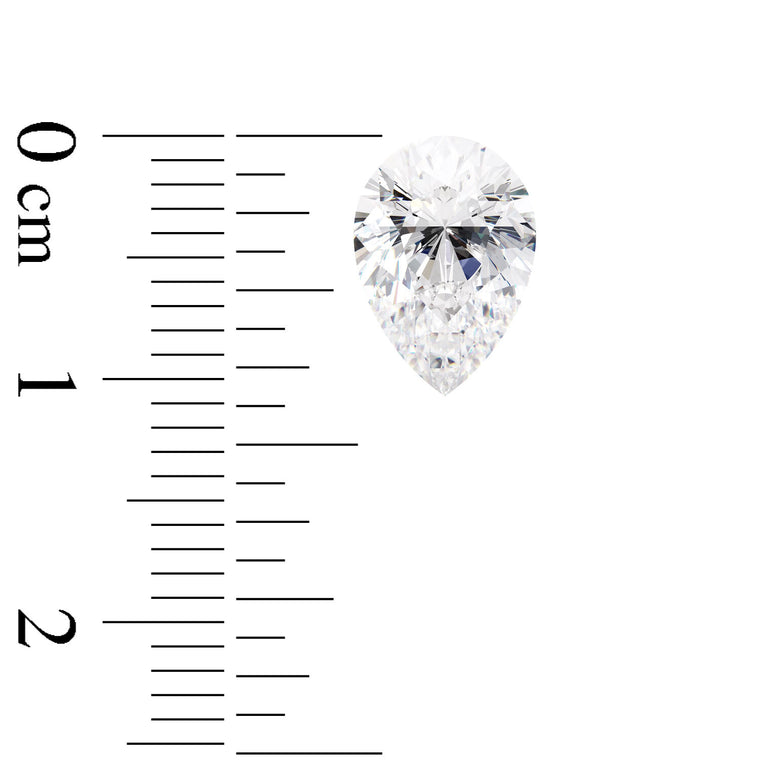 IGI Certified Pear Brilliant Cut Lab Grown Diamond (D-F Color VS1-VVS2 Clarity)
