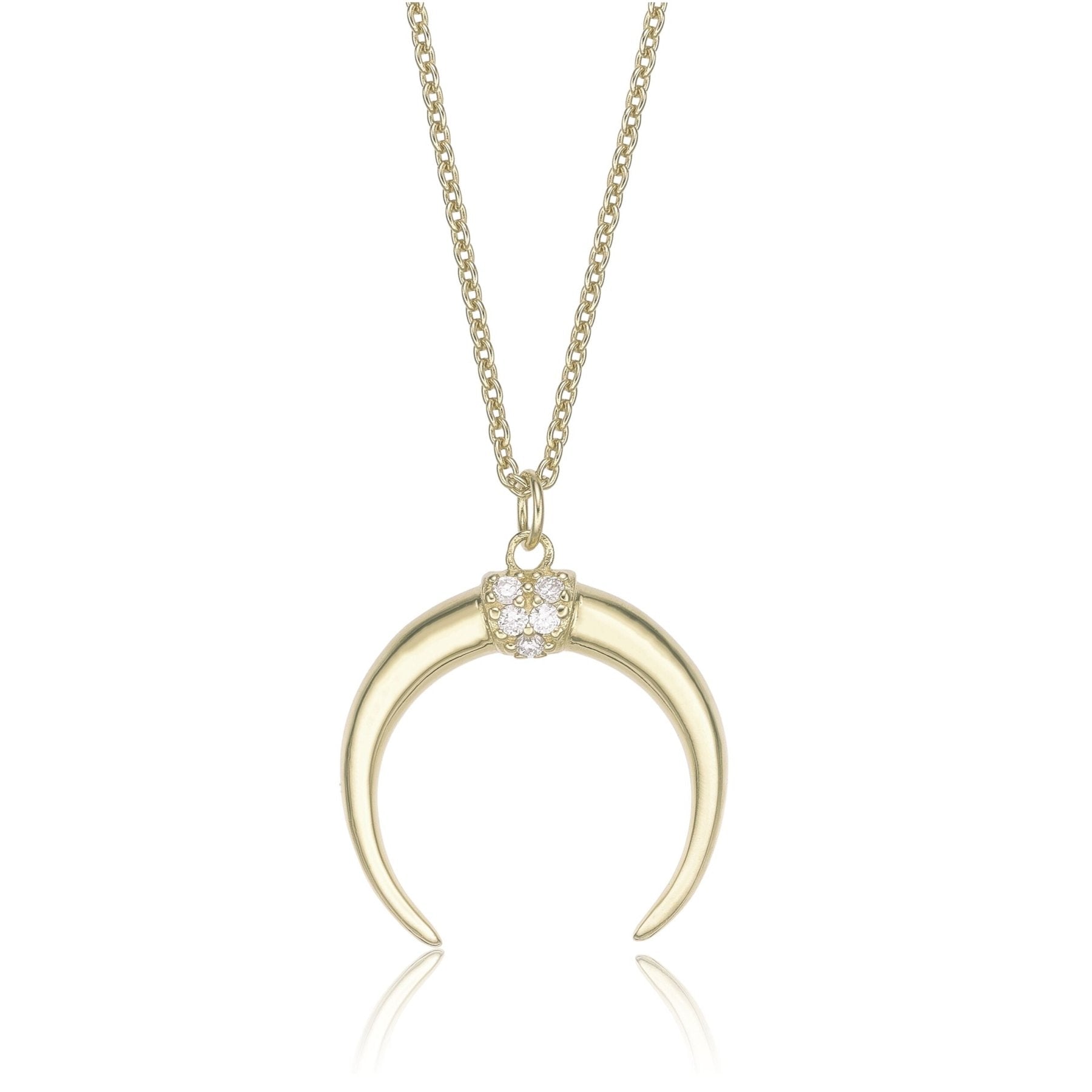 Crescent Pendant Necklace