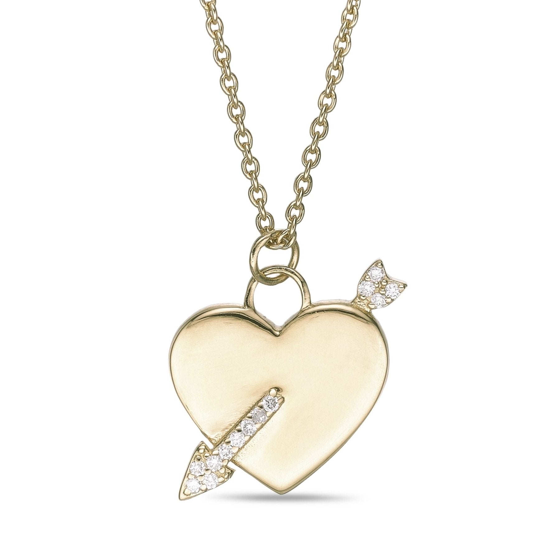 Heart and Arrow Necklace